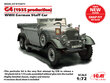 Klijuojamas Modelis ICM 72471 G4 (1935 production), WWII German Staff Car, snap fit/no glue 1/72 цена и информация | Klijuojami modeliai | pigu.lt