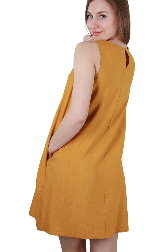 Vasarinė suknelė moterims, geltonos spalvos kaina | pigu.lt