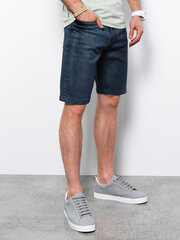 Мужские джинсовые шорты Омбре W310, темно-синие цена и информация | Мужские шорты | pigu.lt