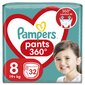 Sauskelnės PAMPERS Pants Jumbo Pack 8 dydis, 32 vnt. kaina ir informacija | Sauskelnės | pigu.lt