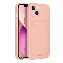 Чехол Forcell Card для iPhone 13, розовый цена и информация | Чехлы для телефонов | pigu.lt
