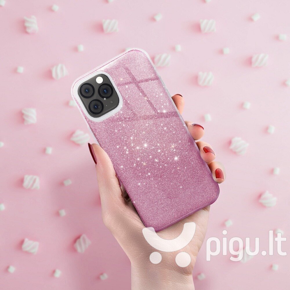 Dėklas telefonui Shining skirtas Iphone 13, rožinė kaina ir informacija | Telefono dėklai | pigu.lt