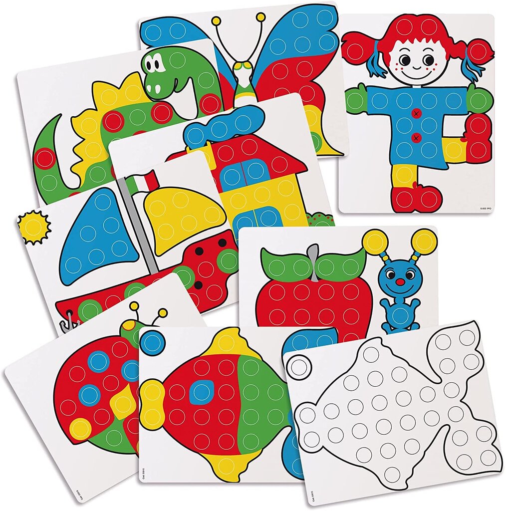 Mozaika Quercetti "Fantacolor Basic", 4195 Li kaina ir informacija | Žaislai kūdikiams | pigu.lt