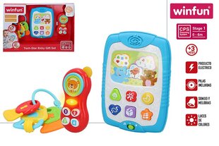 Winfun 18m+ набор музыкальных игрушек с погремушкой цена и информация | Развивающие игрушки | pigu.lt
