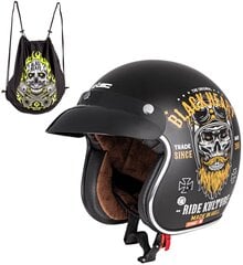 Moto šalmas W-TEC V541 Black Heart - White L(59-60) XXL (63-64) цена и информация | Шлемы для мотоциклистов | pigu.lt