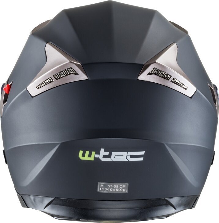 Moto šalmas W-TEC YM-627 - Pure Matt Black XS (53-54) kaina ir informacija | Moto šalmai | pigu.lt