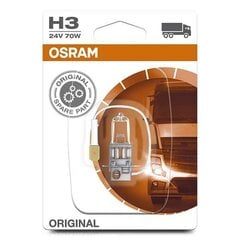 Automobilio lemputė Osram OS64156-01B Sunkvežimis 70 W 24 V H3 kaina ir informacija | Automobilių lemputės | pigu.lt