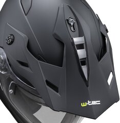 Moto šalmas W-TEC V331 PR - Matt Black L(59-60) цена и информация | Шлемы для мотоциклистов | pigu.lt