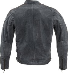 Vyriškas odinis moto švarkas W-TEC Dark Grey Vintage - Dark Grey 3XL kaina ir informacija | Moto striukės | pigu.lt