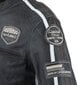 Vyriškas odinis moto švarkas W-TEC Dark Grey Vintage - Dark Grey 5XL kaina ir informacija | Moto striukės | pigu.lt