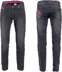 Moteriški moto džinsai Jeans W-TEC Leonarda, juodi kaina ir informacija | Moto kelnės | pigu.lt