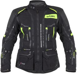 Motociklininko striukė W-Tec Aircross - Black-Fluo Yellow XXL цена и информация | Мотоциклетные куртки | pigu.lt