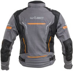 Vyriškas motocikliniko švarkas W-Tec Brandon - Black-Grey-Orange XL kaina ir informacija | Moto striukės | pigu.lt