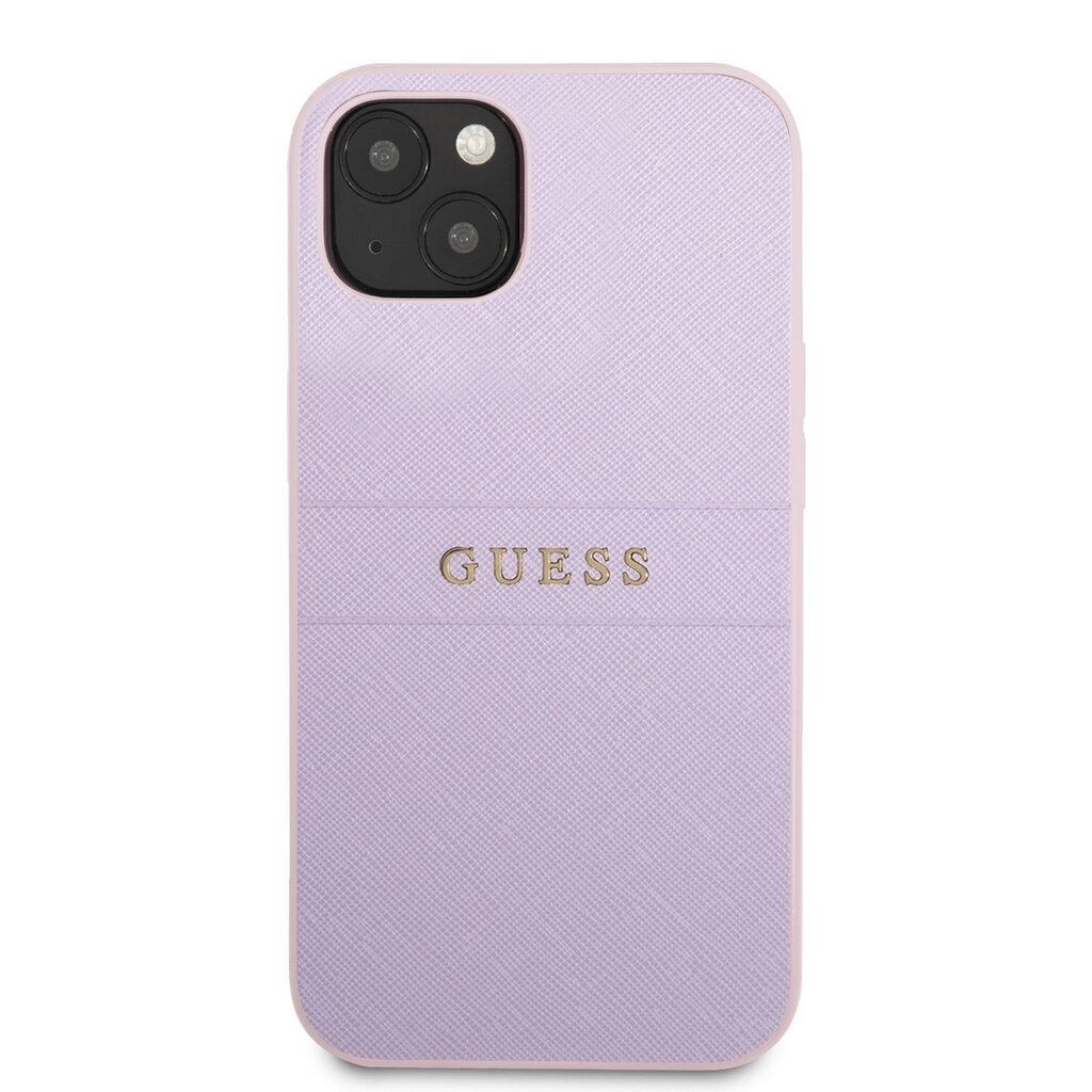 Guess, skirtas iPhone 13 mini, violetinis kaina ir informacija | Telefono dėklai | pigu.lt