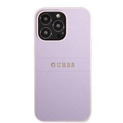 Guess PU Leather Saffiano чехол для iPhone 13 Pro Purple цена и информация | Чехлы для телефонов | pigu.lt