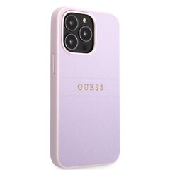 Guess PU Leather Saffiano чехол для iPhone 13 Pro Max Purple цена и информация | Чехлы для телефонов | pigu.lt