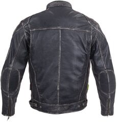 Vyriška odinė motociklininko striukė W-TEC Sheawen Vintage juodas 3XL kaina ir informacija | Moto striukės | pigu.lt