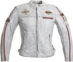 Moteriška odinė moto striukė W-TEC Sheawen Lady White - White M цена и информация | Мотоциклетные куртки | pigu.lt