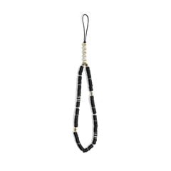 Guess Phone Strap Heishi Beads Black цена и информация | Держатели для телефонов | pigu.lt