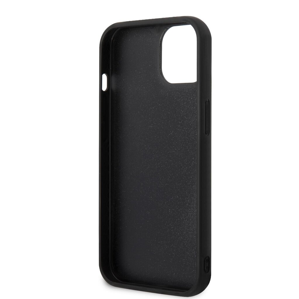 Karl Lagerfeld and Choupette 3D Case, skirtas iPhone 13 mini, juodas цена и информация | Telefono dėklai | pigu.lt