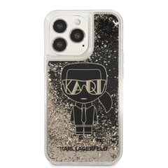 Karl Lagerfeld Liquid Glitter Gatsby чехол для iPhone 13 Pro черный цена и информация | Чехлы для телефонов | pigu.lt