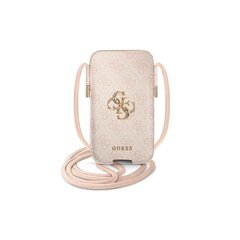 Guess smartphone purse 6,7" GUPHL4GMGPI pink 4G Big Metal Logo GUPHL4GMGPI цена и информация | Чехлы для телефонов | pigu.lt