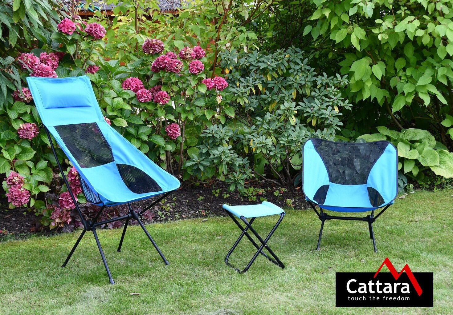 Stovyklavimo kėdė Cattara Foldi Max II kaina ir informacija | Turistiniai baldai | pigu.lt