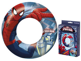 Pripučiamas plaukimo ratas "Spider-man" Bestway 56 cm kaina ir informacija | Pripučiamos ir paplūdimio prekės | pigu.lt