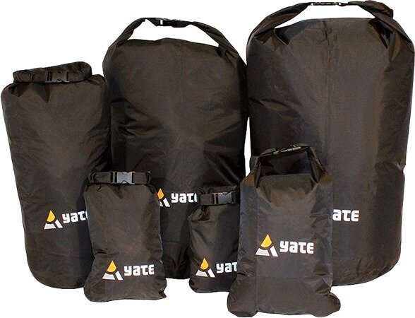 Neperšlampamas maišas Yate XXS, 1 l, juodas kaina ir informacija | Kuprinės ir krepšiai | pigu.lt