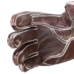 Odinės motociklininko pirštinės W-TEC Rifteur - Brown 4XL цена и информация | Мото перчатки, защита | pigu.lt