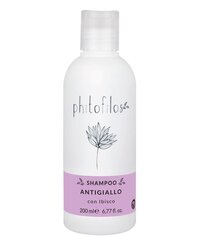 Spalvą tonizuojantis šampūnas šviesiems plaukams Phitofilos Shampoo Antigiallo, 200 ml цена и информация | Шампуни | pigu.lt