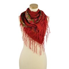 Шарф женский, красный цена и информация | Женские шарфы, платки | pigu.lt