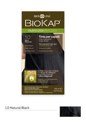 Ilgalaikiai plaukų dažai Nutricolor Delicato 1.00 Natural Black, 140 ml kaina ir informacija | Plaukų dažai | pigu.lt