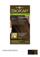 Ilgalaikiai plaukų dažai Nutricolor Delicato 6.30 Dark Golden Blond, 140 ml kaina ir informacija | Biokap Kvepalai, kosmetika | pigu.lt