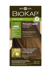 Plaukų dažai Biokap Nutricolor Delicato Rapid, 7.0 Blond Medium kaina ir informacija | Plaukų dažai | pigu.lt