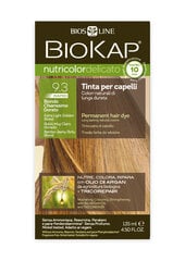 Plaukų dažai Biosline Biokap Nutricolor Delicato Rapid 9.3 цена и информация | Краска для волос | pigu.lt