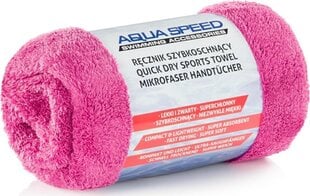 Aqua Speed Dry Coral rankšluostis, rožinis, 50x100 cm цена и информация | Полотенца | pigu.lt