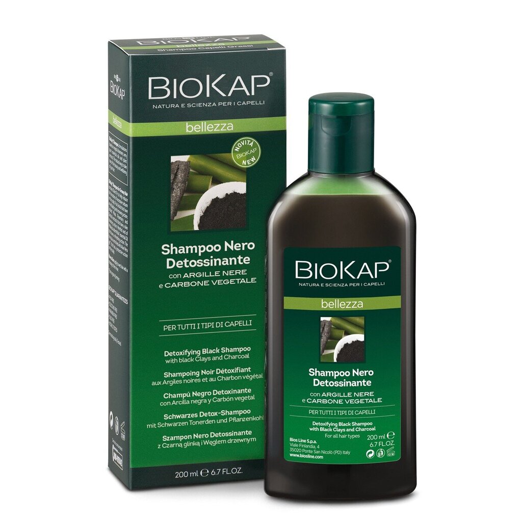 Valomasis šampūnas, Biokap, 200 ml kaina ir informacija | Šampūnai | pigu.lt