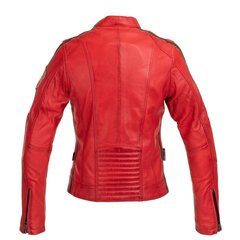 Moteriškas odinis švarkas W-TEC Umana - Red XS цена и информация | Мотоциклетные куртки | pigu.lt