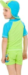 Maudymosi marškinėliai berniukams Aqua Speed, žali цена и информация | Рубашки для мальчиков | pigu.lt