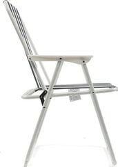 Turistinė kėdė Spartan Camping Sessel, pilka/balta kaina ir informacija | Turistiniai baldai | pigu.lt