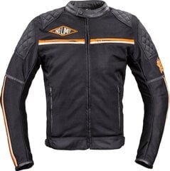 Vyriška motociklininko striukė W-TEC 2Stripe - Black-Beige-Orange S цена и информация | Мотоциклетные куртки | pigu.lt