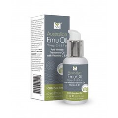 Veido aliejus su vitaminais Australian Emu Oil Anti-Wrinkle, 50 ml kaina ir informacija | Veido aliejai, serumai | pigu.lt