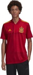 Futbolo marškinėliai vyrams Adidas Spain Home JSY M FR8361, raudoni цена и информация | Футбольная форма и другие товары | pigu.lt
