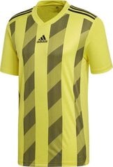Futbolo marškinėliai vyrams Adidas Striped 19 Jersey M DP3204, M dydis, geltoni цена и информация | Футбольная форма и другие товары | pigu.lt
