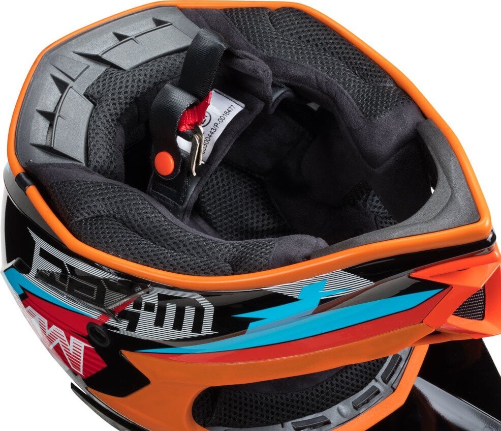 Motociklininko šalmas Helmet W-TEC V321 - Midnight Fire M (57-58) kaina ir informacija | Moto šalmai | pigu.lt