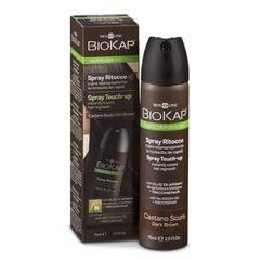 Purškiami plaukų šaknų dažai Biokap Nutricolor Delicato Spray Touch Up Dark Brown, 75 ml цена и информация | Краска для волос | pigu.lt