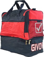 Sportinis krepšys Givova, vidutinio dydžio, raudonas kaina ir informacija | Kuprinės ir krepšiai | pigu.lt