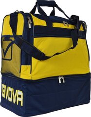Sportinis krepšys Givova, vidutinio dydžio, geltonas-žalias kaina ir informacija | Kuprinės ir krepšiai | pigu.lt