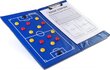 Taktinė magnetinė futbolo lenta NO10, mėlyna kaina ir informacija | Futbolo apranga ir kitos prekės | pigu.lt